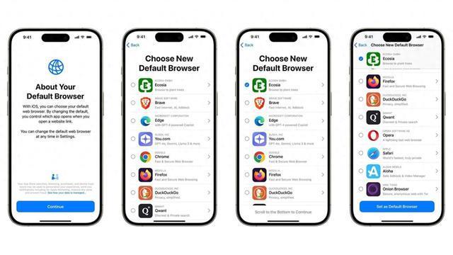 Phone浏览器选择屏幕的反垄断调查凯发K8首页登录欧盟将结束对苹果i